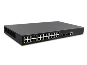24-Port Gigabit + 4 SFP L2 managed switch